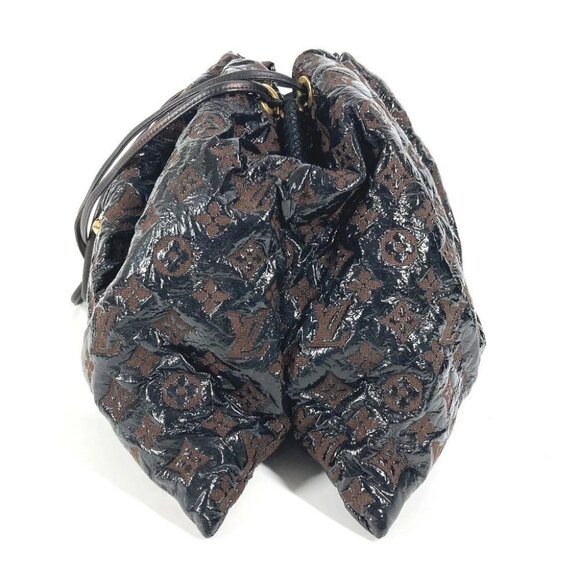 LOUIS VUITTON M95259 Monogram Elvinir Squeeze Drawstring Tote Bag Shoulder Bag - Picture 4 of 15